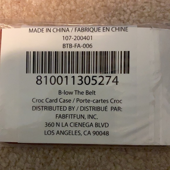 Croc card case - Picture 3 of 3